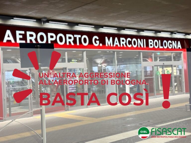 Un’ altra aggressione all’aeroporto di Bologna.